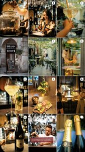 comment transformer les réseaux sociaux d'un bar à vin par une community manager experte à epinal dans les Vosges atelier baroque